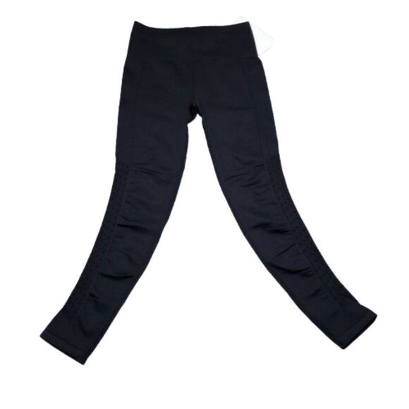 Fabletics Sync High Waisted Perforated 7/8 Leggings Cropped Size XS Black - Picture 1 of 9